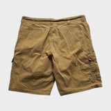Wrangler Cargo Shorts Men's Tan Brown Baggy Relaxed Canvas Cotton 38x21