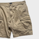 Levi's Cargo Shorts Men's Tan Brown Baggy Relaxed Canvas Cotton Size 38 Waist