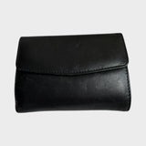 Gucci Women's Black Wallet Purse 11990s 90s Authentic Leather