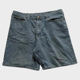 Lee Denim Shorts Baggy Relaxed Men's Blue Jorts Vintage 90s Size 38 Waist