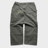 Carhartt Green Carpenter Pants Baggy Straight Wide Leg Men's Khaki Trousers 42x29