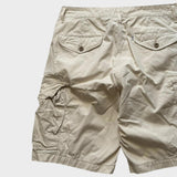 Levi's Baggy Cargo Shorts Men's Cream Tan Relaxed Wide Leg Size 32 Waist