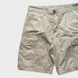 Levi's Baggy Cargo Shorts Men's Cream Tan Relaxed Wide Leg Size 32 Waist
