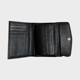 Gucci Women's Black Wallet Purse 11990s 90s Authentic Leather