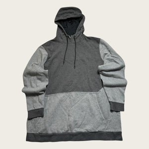 Russell Athletic Blank Hoodie Men's Grey Hooded Sweatshirt 2 Tone Size XXL