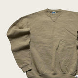 Russell Athletic Blank Sweatshirt Women's Tan Pullover Jumper Medium Vintage