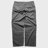 Tommy Hilfiger Chino Pants Men's Grey Baggy Straight Trousers 40x32 Vintage 90s