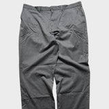 Tommy Hilfiger Chino Pants Men's Grey Baggy Straight Trousers 40x32 Vintage 90s