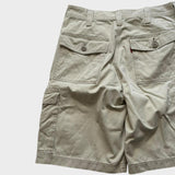 Levi's Baggy Cargo Shorts Vintage Y2K Tan Cream Relaxed Wide Leg 32 Waist Mens