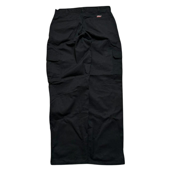 Dickies Men's Black Baggy Relaxed Wide Leg Cargo Trousers Men's 30x30