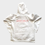 BAPE Hoodie Pullover Hooded Sweatshirt Baby Milo Men's White Pink Hoody Small