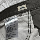 Dickies Men's Jeans Regular Straight Leg Khaki Green Canvas Cotton 42x32 Pants