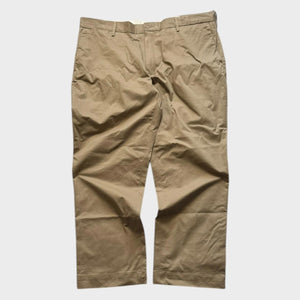 Ralph Lauren Chino Pant Men's Tan Brown Baggy Straight Wide Leg Trousers 38x29