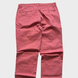Ralph Lauren Chino Pants Men's Pink Trousers Baggy Straight Leg Fit 34x32