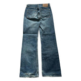 Vintage 90s Levi's Jeans Men's Blue 555 Bootcut Wide Leg Flared Fit Denim 26x30