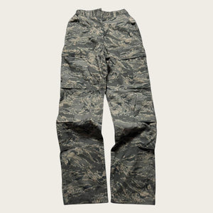 Camo Cargo Pants Baggy Men's Green Baggy Straight Leg Trousers 26x32 USA Army