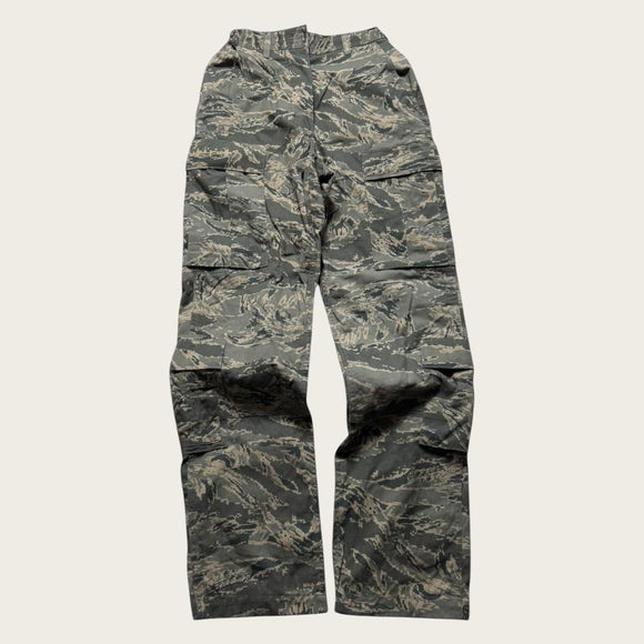 Camo Cargo Pants Baggy Men's Green Baggy Straight Leg Trousers 26x32 USA Army