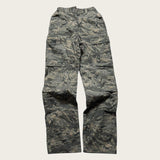 Camo Cargo Pants Baggy Men's Green Baggy Straight Leg Trousers 26x32 USA Army