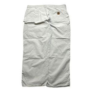 Carhartt Cream Carpenter Pants Trousers Men's Baggy Wide Leg 42x30