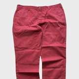 Ralph Lauren Pink Trousers Chino Pants Baggy Straight Wide Leg Men's 40x30