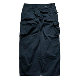Baggy Cargo Pants RTY Workwear Men's Black Relaxed Straight Leg Trousers 36x27