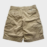 Ralph Lauren Cargo Shorts Men's Tan Baggy Relaxed Wide Leg 36 Waist
