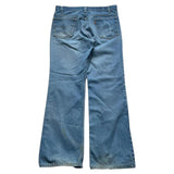 Vintage 80s Levi's Jeans Flared Bootcut Wide Leg 516 Fit Men's Blue 32x28