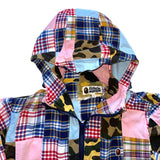 Bape Camo Patchwork Full Zip Jacket - Fits Men's Medium