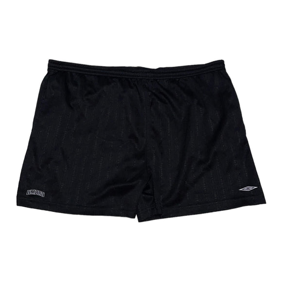 Vintage Umbro Black Logo Shorts - Men's XL