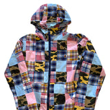 Bape Camo Patchwork Full Zip Jacket - Fits Men's Medium