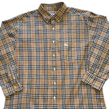 Vintage Burberry Novacheck Long Sleeve Shirt - Men's Large