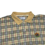 Vintage 90s Burberry Novacheck Polo Shirt - Men's XL