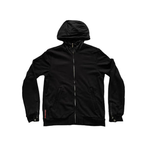 Prada Black Windbreaker Hoodie Jacket - Men's Large