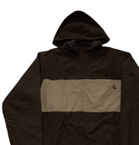 Vintage 90s Stussy Brown Windbreaker Jacket - Men's Large