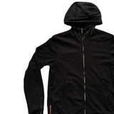 Prada Black Windbreaker Hoodie Jacket - Men's Large