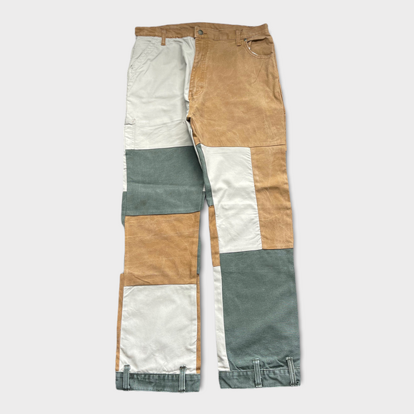 Vintage Reworked Carhartt Patchwork Workwear Pants - Men's Large