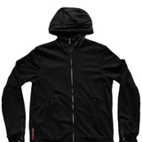 Prada Black Windbreaker Hoodie Jacket - Men's Large