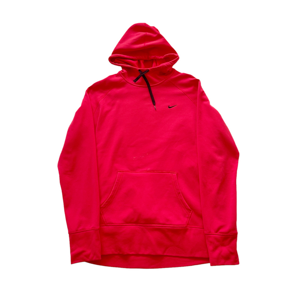 Vintage Nike Swoosh Pullover Red Hoodie - Men's XL
