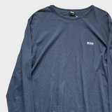 Hugo Boss Navy Long Sleeve Tee - Medium