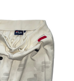 Vintage FILA Logo Cream Track Pants - Men's Small