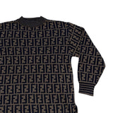 Vintage 90s Fendi Zucca Sweater - Men's Small