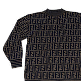 Vintage 90s Fendi Zucca Sweater - Men's Small