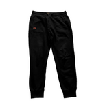 Evisu Daicock Spell Out Black Track Pants - Size Medium