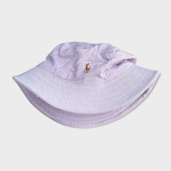 Vintage Reworked Ralph Lauren Purple Bucket Hat - Size Small
