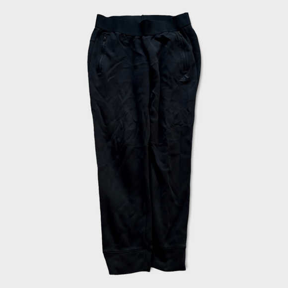 Vintage Black Adidas Logo Track Pants - Women's Medium