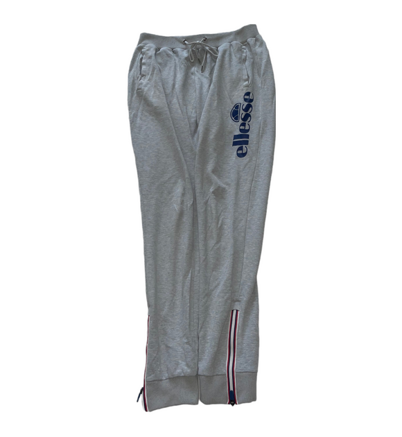 Ellesse Grey Logo Track Pants - Men's Medium