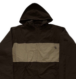 Vintage 90s Stussy Brown Windbreaker Jacket - Men's Large